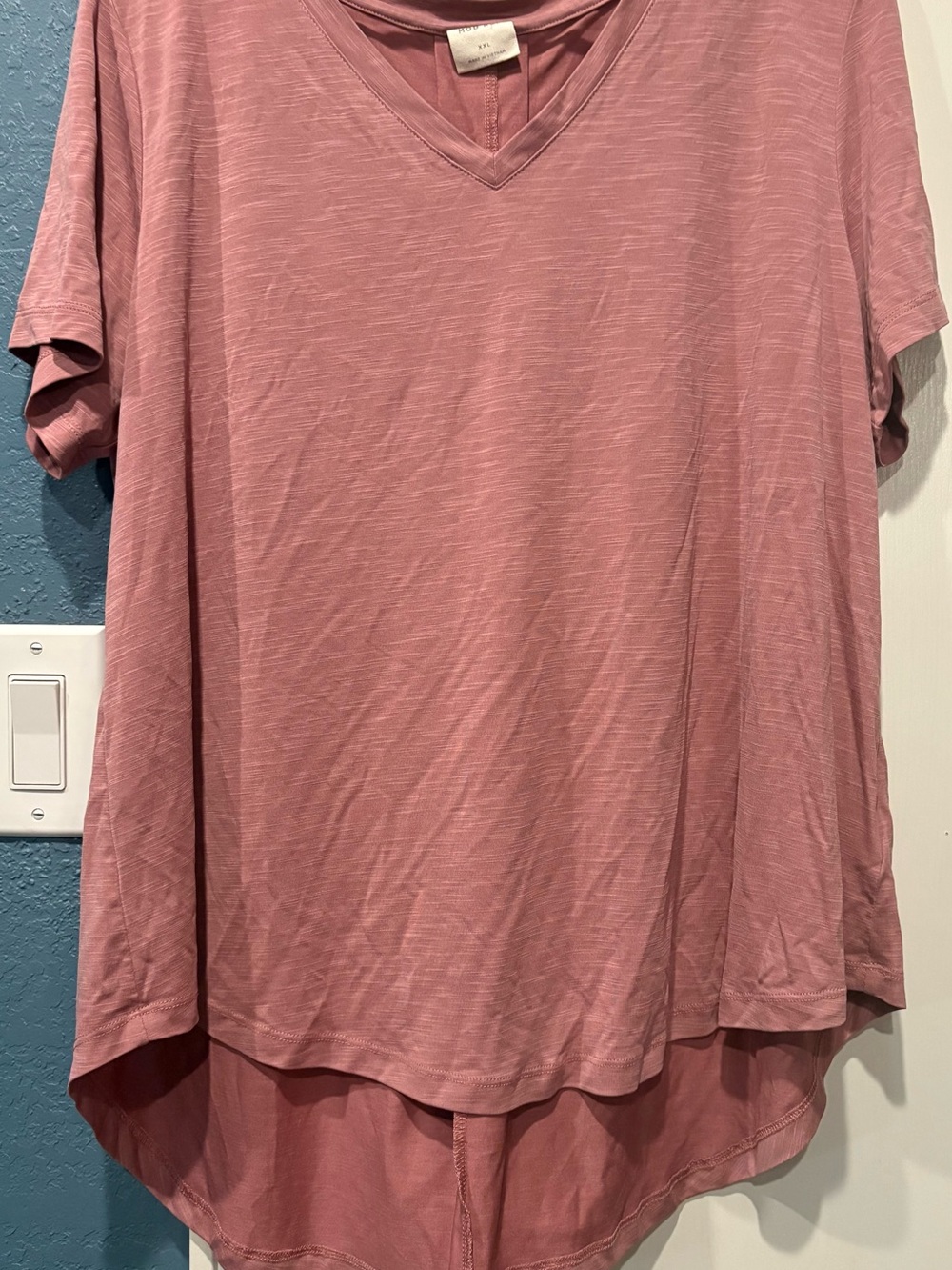 Mod Ref dusty rose crewneck top plus size